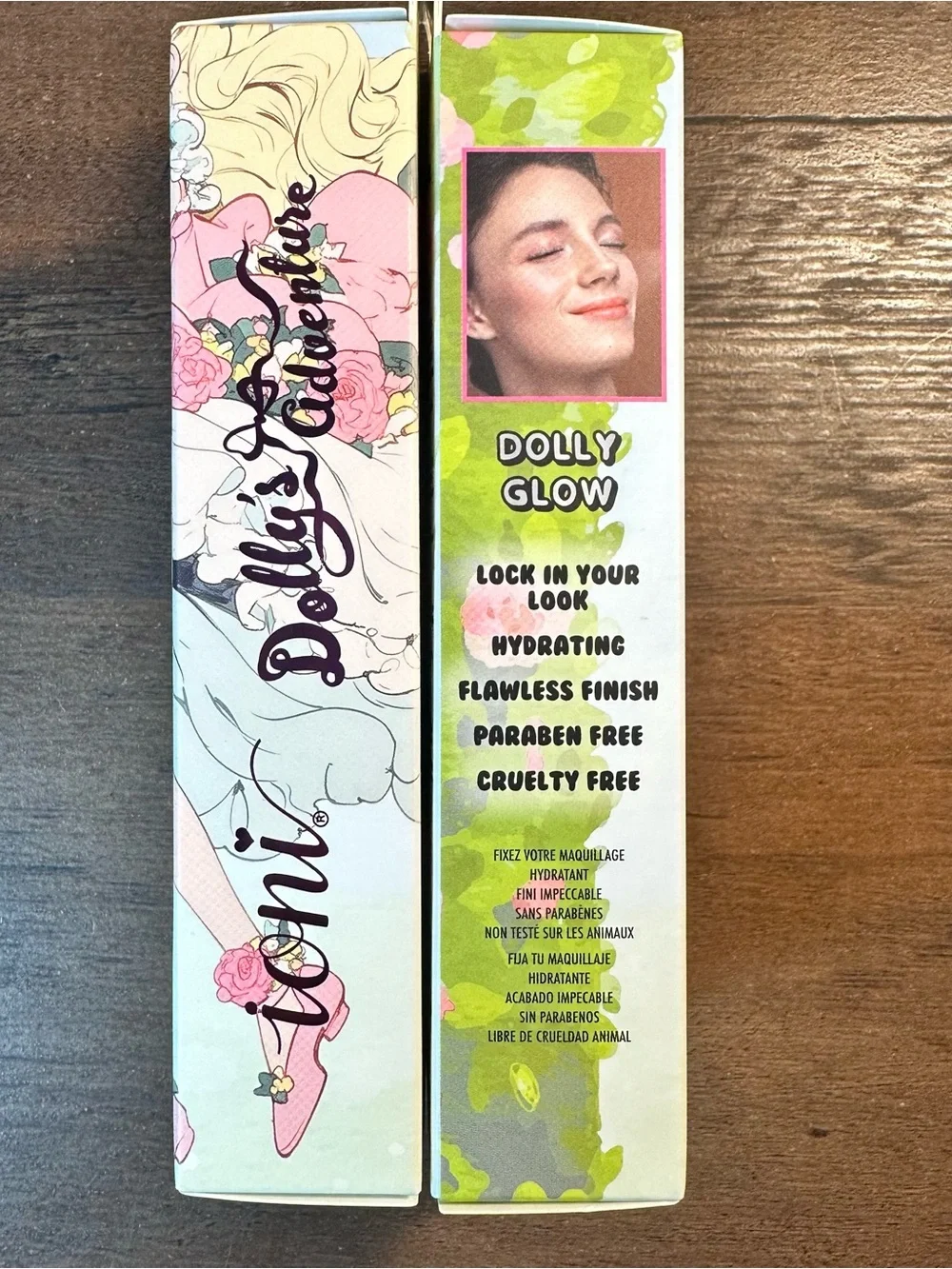 Ioni DOLLY’S ADVENTURE 2pk Dolly Glow Setting Spray ~Dolly Glow~ Hydrating BNIB
